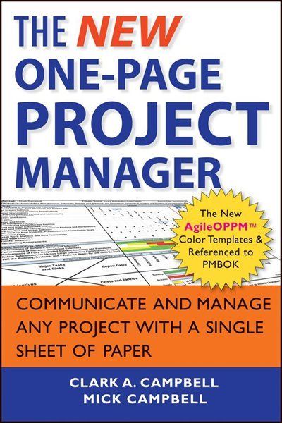 The new one-page project manager